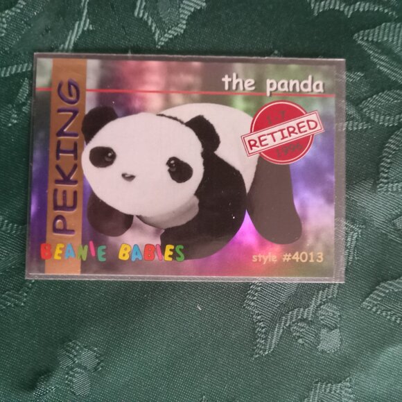 LOW PRICE $5 - 3 RED CARDS: Ty Beanie Babies Chilly, Humphrey and Peking - Picture 3 of 3